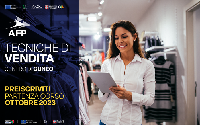 Migliora le Tue abilità di vendita con il corso di “Tecniche di vendita” Migliora le Tue abilità di vendita con il corso di “Tecniche di vendita”