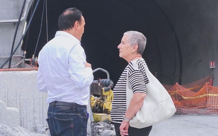 Patrizia Manassero e il presidente Alberto Cirio - foto di repertorio