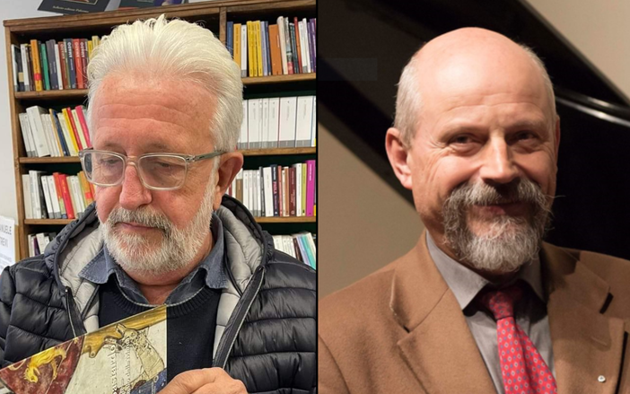 Da sinistra il professore Marco Piccat e l'avvocato Chiaffredo Peirone