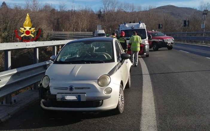 Incidente sulla Torino-Savona in località Priero: soccorsi al lavoro