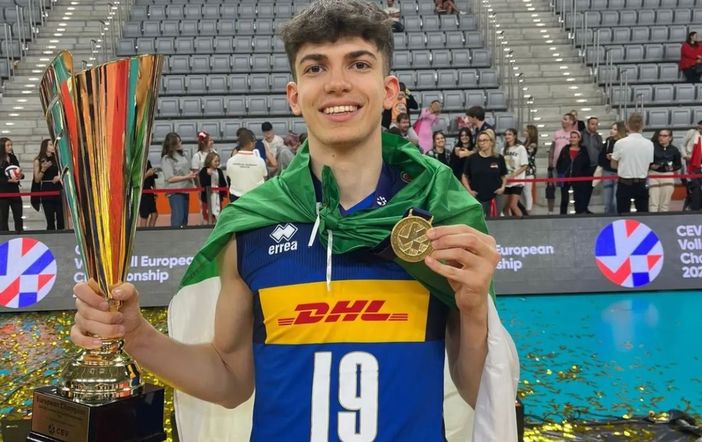 Volley: orgoglio Monge Gerbaudo Savigliano, Daniele Mellano campione d'Europa con l'Italia Under 22 Volley: orgoglio Monge Gerbaudo Savigliano, Daniele Mellano campione d'Europa con l'Italia Under 22