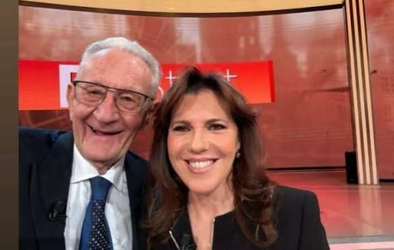 Beppe Ghisolfi con Annalisa Bruchi Beppe Ghisolfi con Annalisa Bruchi