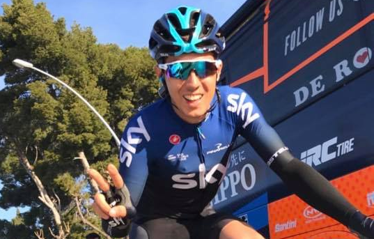 (foto - profilo fb diego rosa team sky) (foto - profilo fb diego rosa team sky)