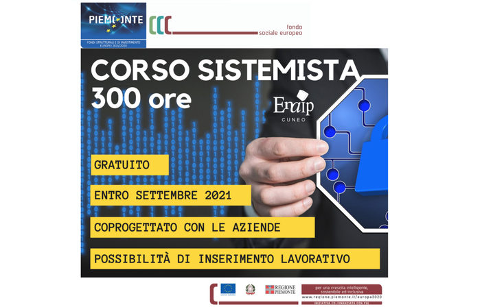 Corso gratuito da SISTEMISTA presso EnAIP cuneo