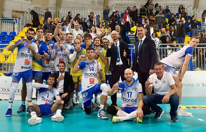 Volley maschile A3: Savigliano, due punti d'oro dalla trasferta in Sardegna