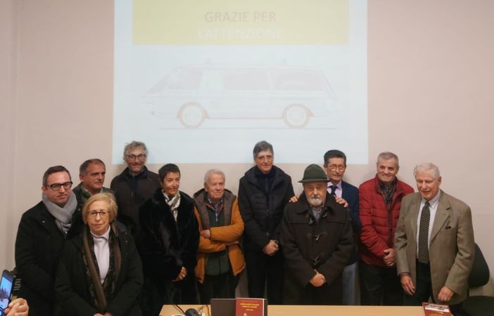 Ex dipendenti e familiari alla presentazione del libro