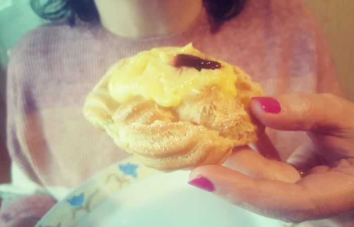 Una zeppola di San Giuseppe