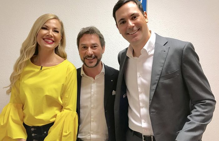 Gian Maria Aliberti Gerbotto su Canale 5 dalla Panicucci Gian Maria Aliberti Gerbotto su Canale 5 dalla Panicucci