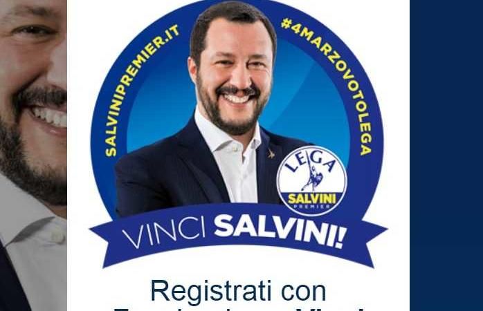 Tra le iniziative promozionali della Lega c’è anche il “Vinci Salvini” Tra le iniziative promozionali della Lega c’è anche il “Vinci Salvini”