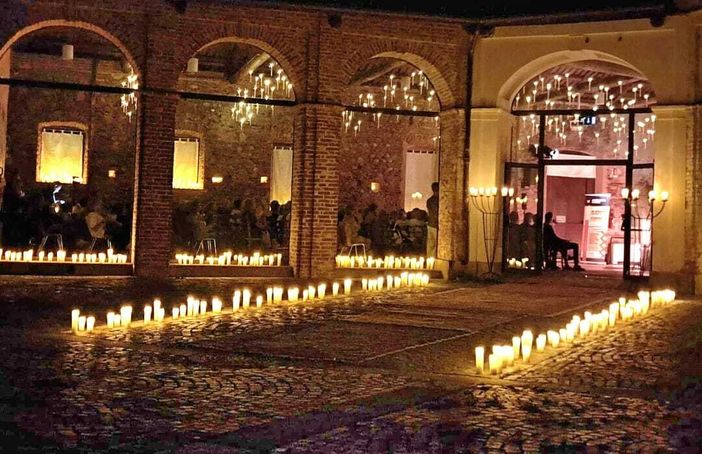 Il salone vetrato di Palazzo Drago a Verzuolo che sarà intitolato ad Agostino Savio