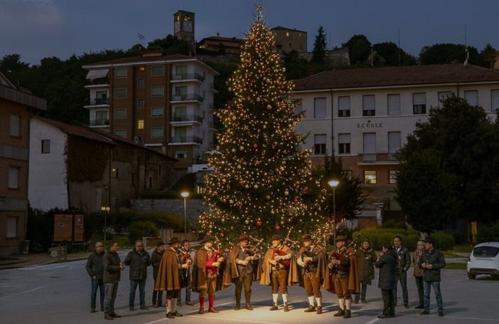 L'accensione dell'albero di Natale di Manta
