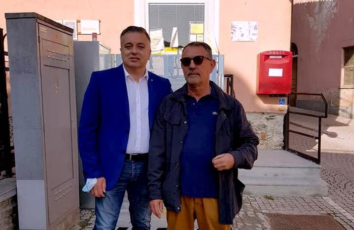 Valderico Berardo insieme al vicepresidente del Consiglio regionale Franco Graglia Valderico Berardo insieme al vicepresidente del Consiglio regionale Franco Graglia