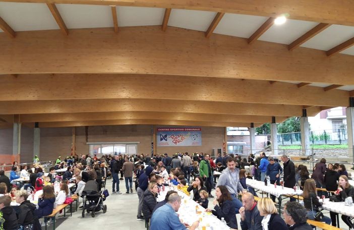 La struttura della Moretta durante la festa di fine anno del S. Margherita, nel maggio scorso