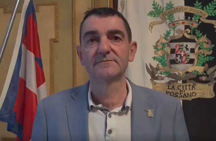Il sindaco fossanese Dario Tallone Il sindaco fossanese Dario Tallone