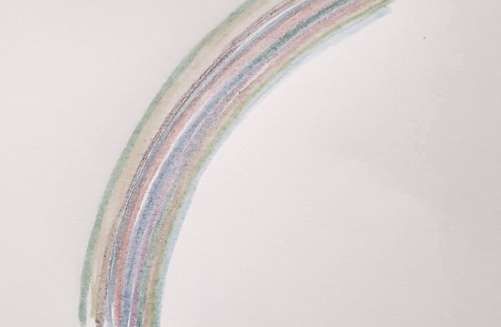 Un'opera dell'artista cuneese Domenico Olivero