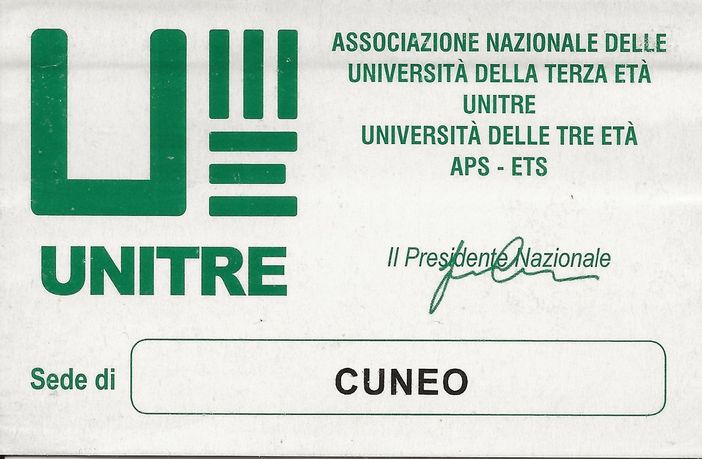 Ripartono anche a Cuneo le conferenze e gli incontri dell'Università della Terza Età