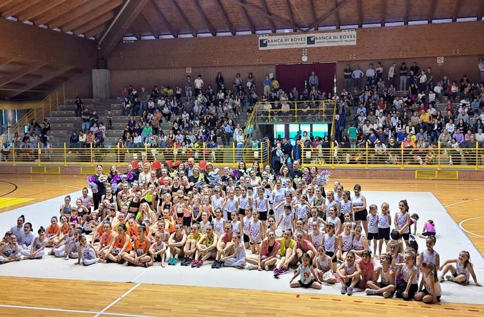 Festa di fine anno per le ginnaste della Team Cuneo