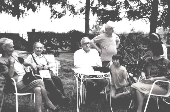 Un'immagine di Revelli, ospite al castello di Verduno