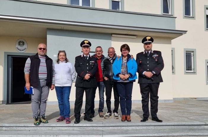 Borgo San Dalmazzo, la Giunta in visita alla sede locale della compagnia dei Carabinieri Borgo San Dalmazzo, la Giunta in visita alla sede locale della compagnia dei Carabinieri