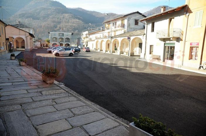 Piazza Piave dopo i lavori di riqualificazione