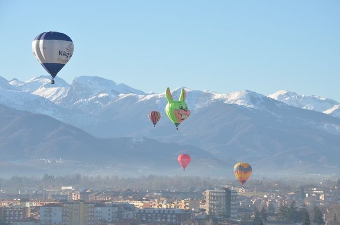 Il raduno aerostatico dell'Epifania di Mondovì