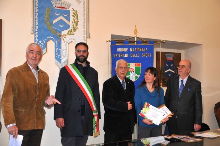 Katia Tomatis e Diego Colombari nuovi ambasciatori per l'Unione Veterani dello Sport di Cuneo