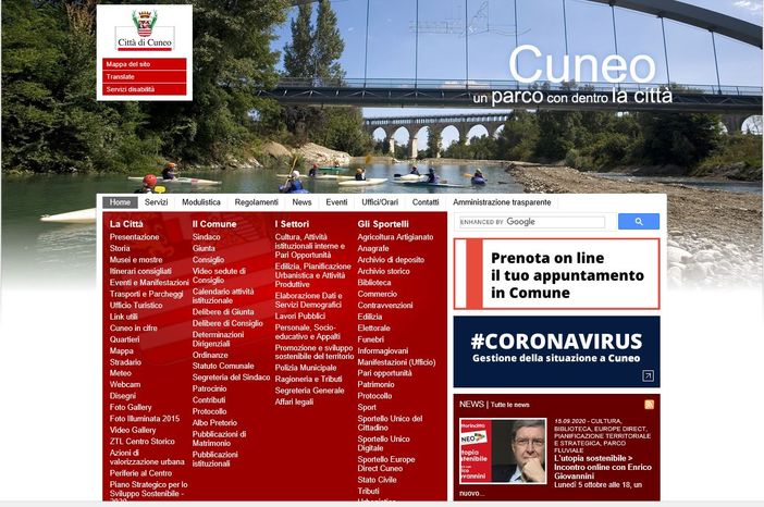 Al Cuneo è attivo il servizio di prenotazione on-line degli appuntamenti in Comune