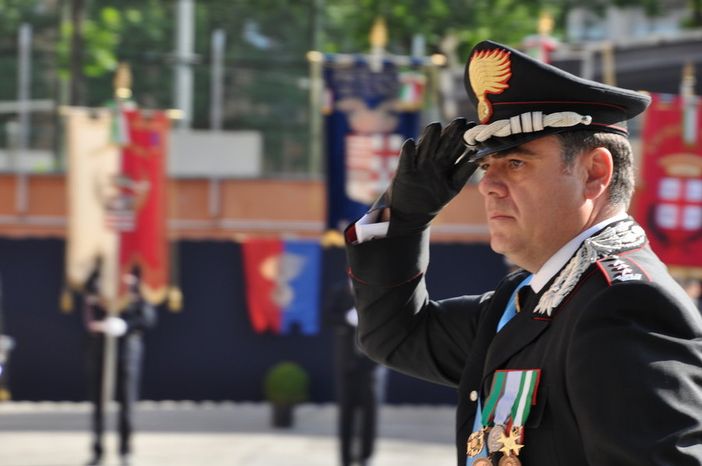 Il comandante provinciale colonnello Rocco Italiano Il comandante provinciale colonnello Rocco Italiano