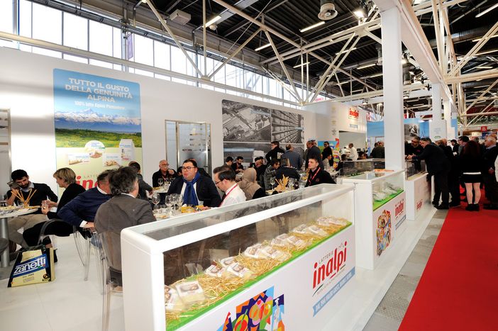 Lo stand Inalpi al Marca di Bologna Lo stand Inalpi al Marca di Bologna