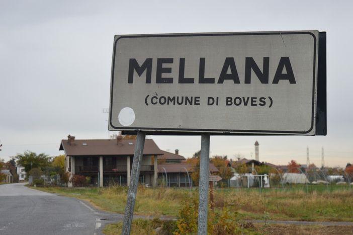 La frazione Mellana di Boves, dove abita l'indagata