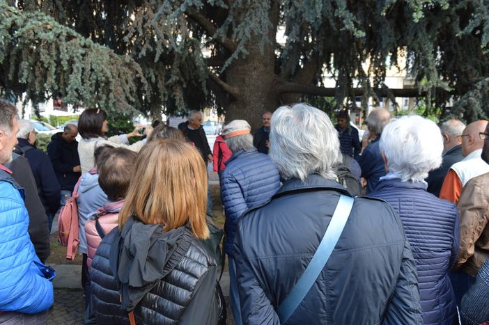 La manifestazione dello scorso venerdì in piazza Europa