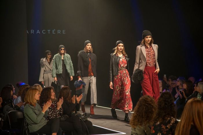 Una sfilata Caractère durante un recente evento "Miroglio Styling e Fitting"