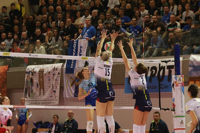 Un attacco del San Giovanni in Marignano (foto Cristiano Silvestri) Un attacco del San Giovanni in Marignano (foto Cristiano Silvestri)