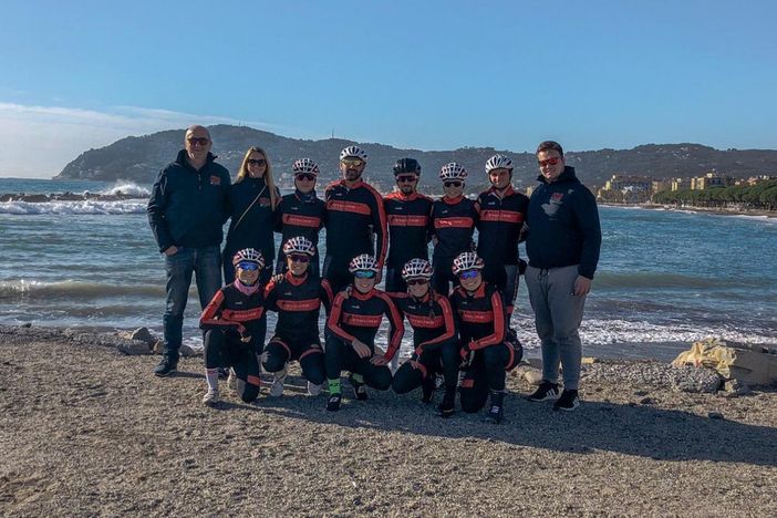 Primo ritiro al mare per il Racconigi Cycling Team