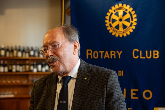Il dottor Luigi Fontana, presidente del Rotary cuneese Il dottor Luigi Fontana, presidente del Rotary cuneese