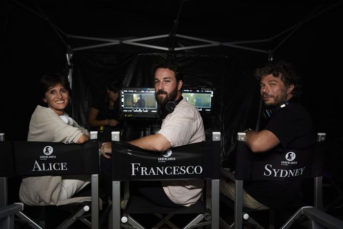 Alice Filippi, Francesco Ebbasta e Sidney Sibilia - ph Lucia Iuorio Alice Filippi, Francesco Ebbasta e Sidney Sibilia - ph Lucia Iuorio