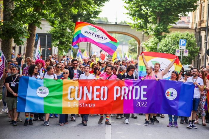 In foto Cuneo Pride del 2022
