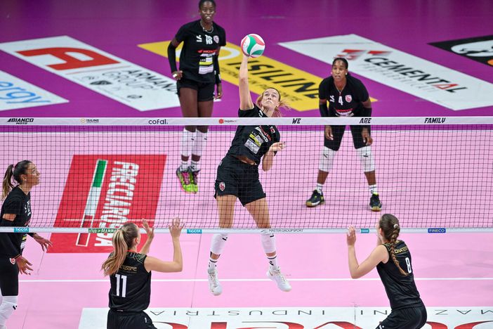 Uno scatto relativo al Trofeo House of Volley