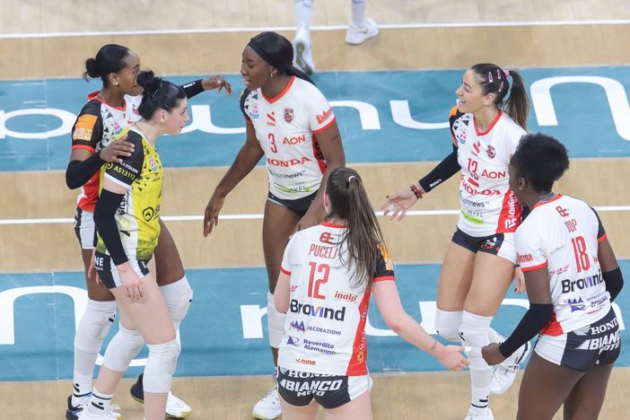La Honda Cuneo Granda Volley in azione