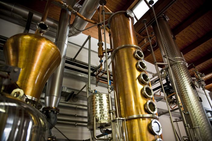 La distilleria Marolo di Alba