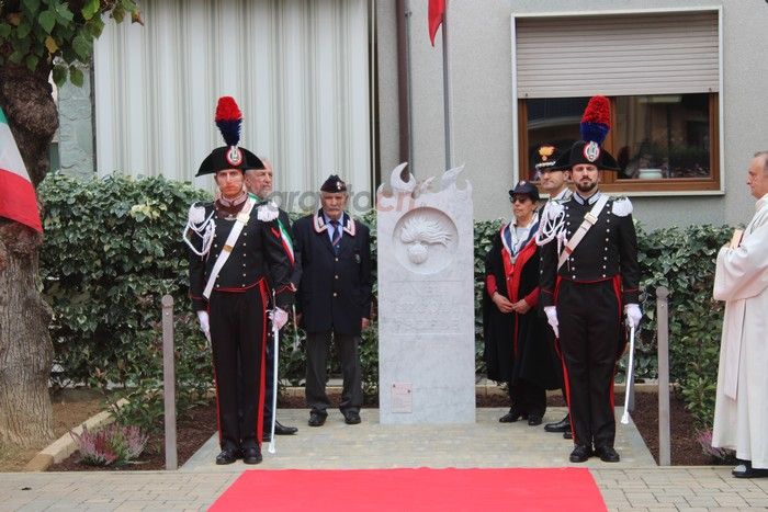 Villanova Mondovì dedica una stele all'Arma dei Carabinieri [FOTOGALLERY]