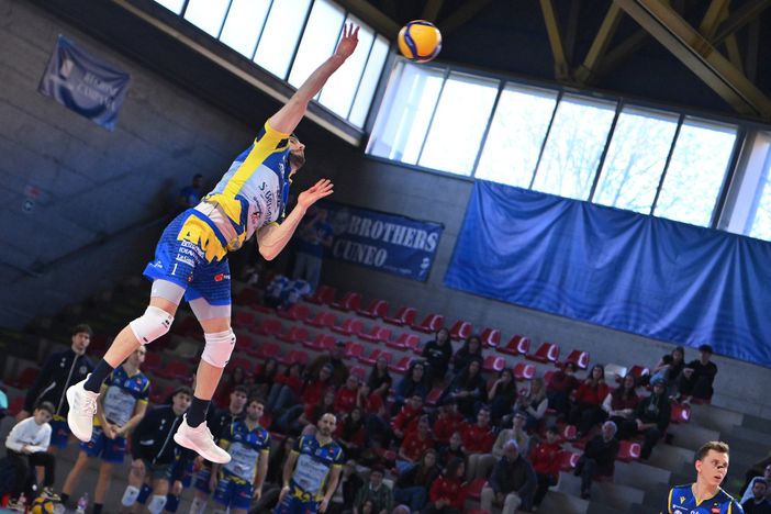 Giulio Pinali in attacco