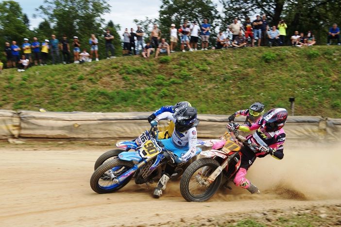 Boves: grande spettacolo al Bisalta Motor Park con il campionato italiano Flat Track