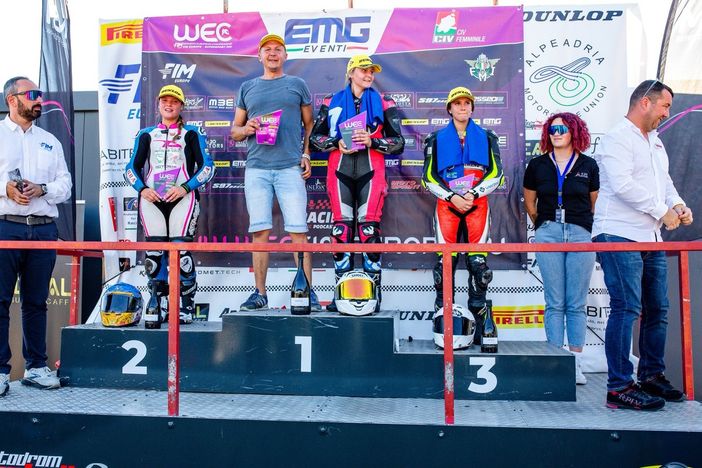 Motociclismo: Arianna Barale chiude il WEC con una splendida terza posizione