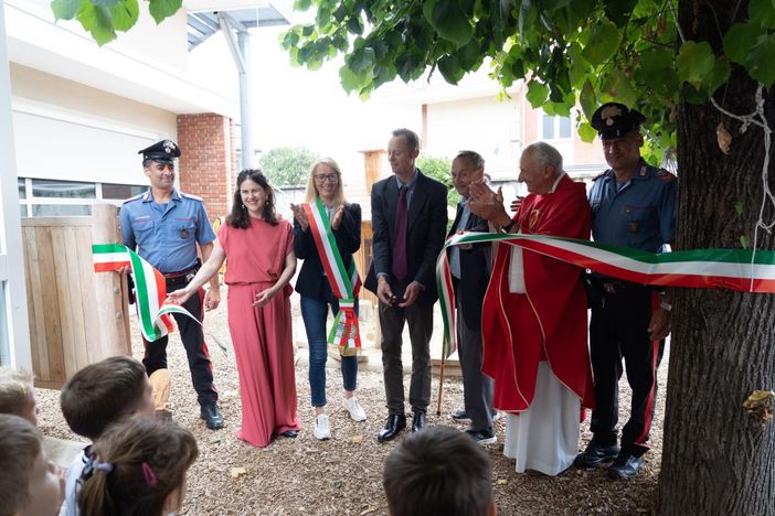 Manta festeggia il nuovo “Giardino ecologico” e l’ascensore alla scuola dell’infanzia  paritaria
