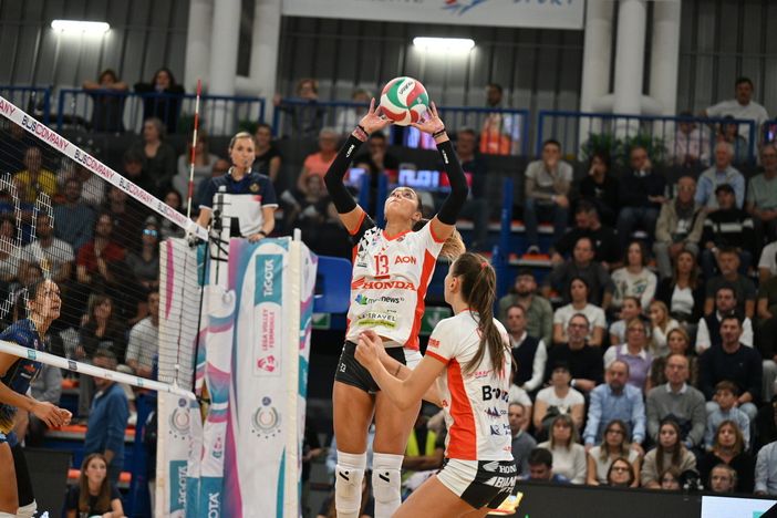 Noemi Signorile in azione nel match contro Monviso (foto di Danilo Ninotto)