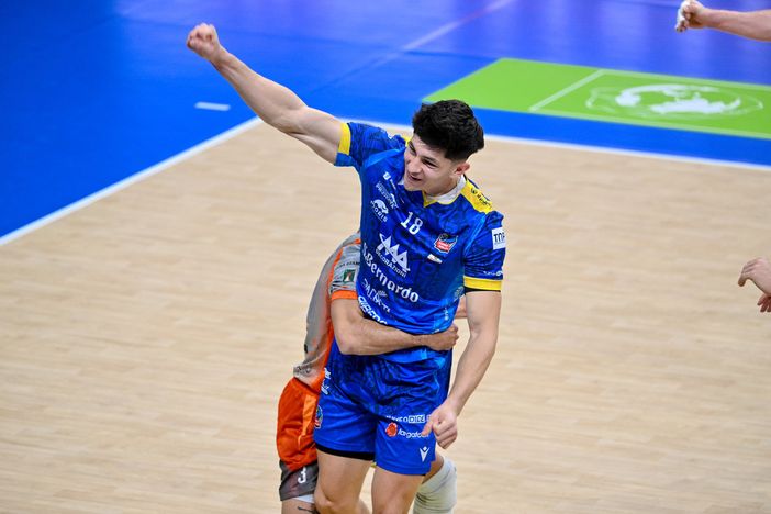 Nathan Feral, strepitoso contro Verona (Foto Danilo Ninotto)