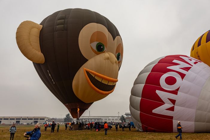 Il decollo della Singe volant ieri_Foto Lorena Durante Il decollo della Singe volant ieri_Foto Lorena Durante