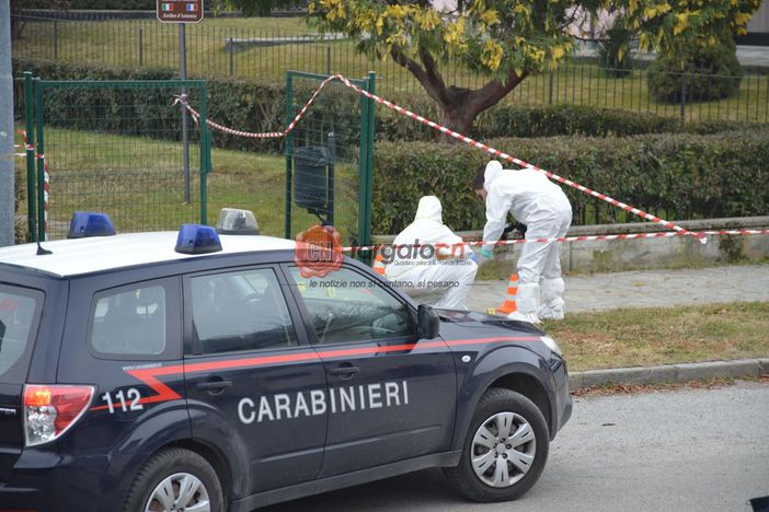 I rilievi sul luogo del delitto