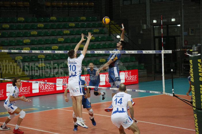 Un'immagine del match (foto Consaga) Un'immagine del match (foto Consaga)